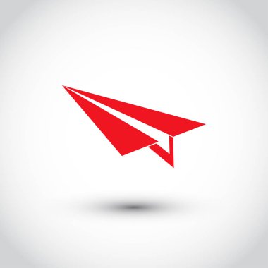 Uçak vektör web simgesi