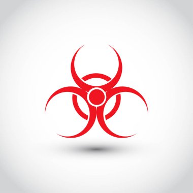 Vektör biyo tehlike simgesi