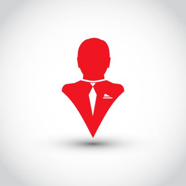 Adam profil simge vektör