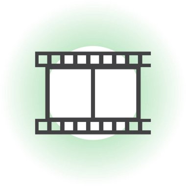 video simgesi, vektör illüstrasyonu