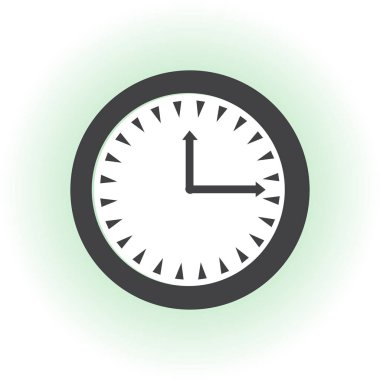 Saat vektör web simgesi