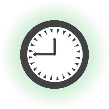 Saat vektör web simgesi