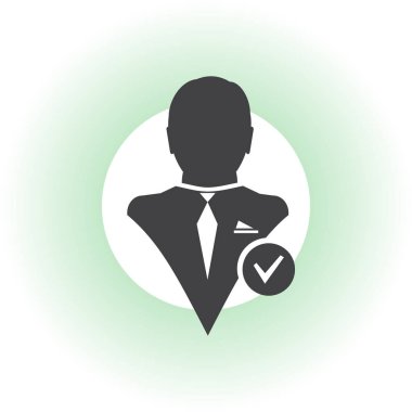 arkadaş simgesi ekle. Vektör Eps 10