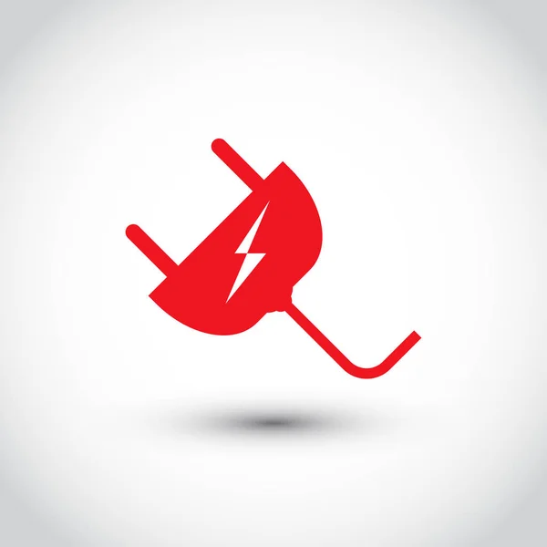 Plug icon, vector illustratie — Stockvector