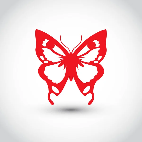 Mariposa logo diseño gráfico concepto . — Vector de stock