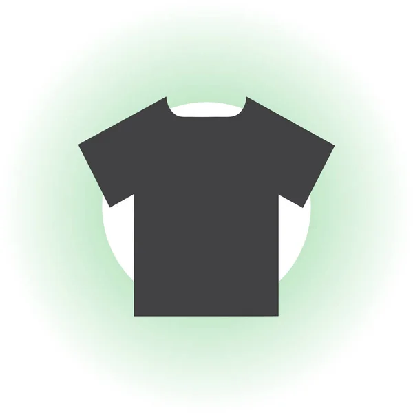 T-shirt pictogram platte Vector. — Stockvector