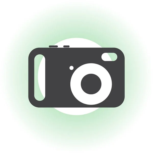 Значок вектора фотокамеры — стоковый вектор