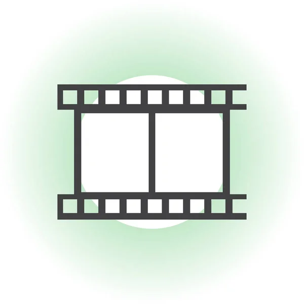 Icône vidéo, illustration vectorielle — Image vectorielle