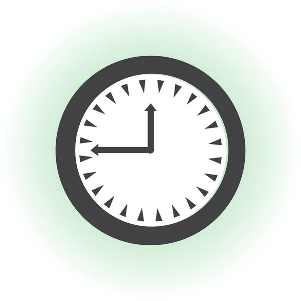 Ikona hodin webové vektorové — Stockový vektor