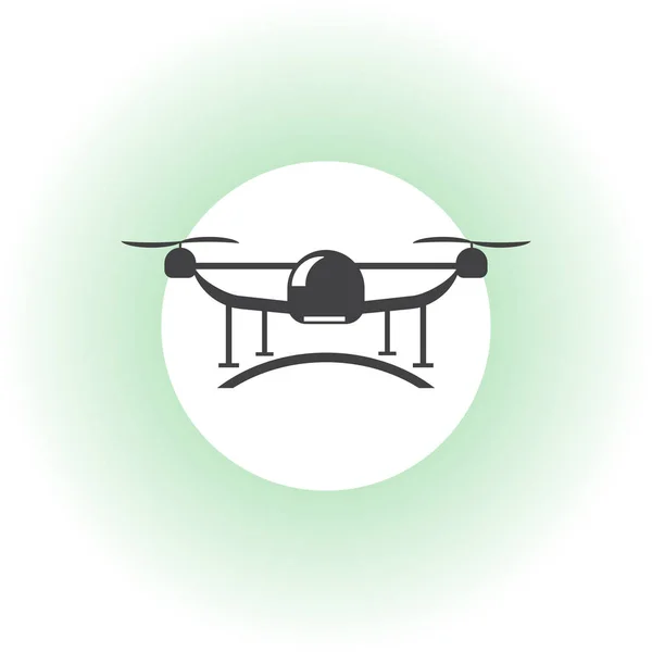 Fotó és videó drone icon vektor — Stock Vector