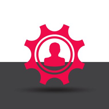 Dişli simgesini. Vektör, Eps 10