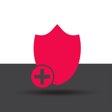 Kalkan vektör web simgesi