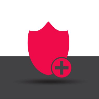 Kalkan vektör web simgesi