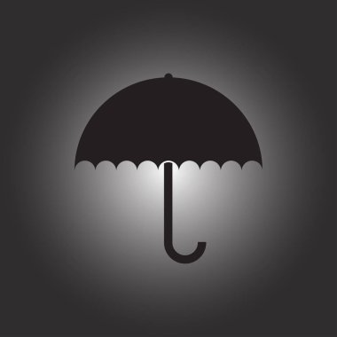 Şemsiye vektör web simgesi