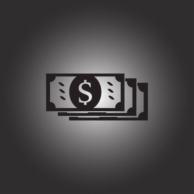 düz dolar işareti simgesi