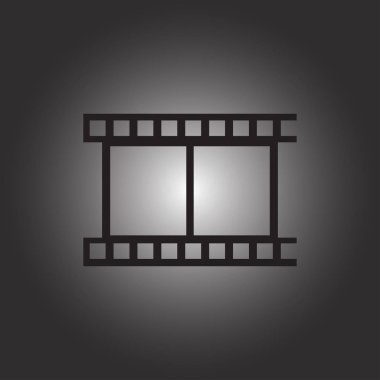 video simgesi, vektör illüstrasyonu