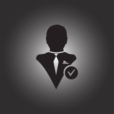 arkadaş simgesi ekle. Vektör Eps 10