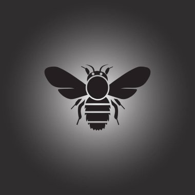 Bir arka plan üzerinde izole sinek simgesi