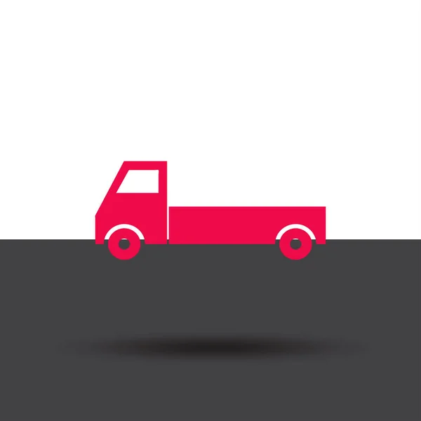 Lorry vector web icon — Stock Vector
