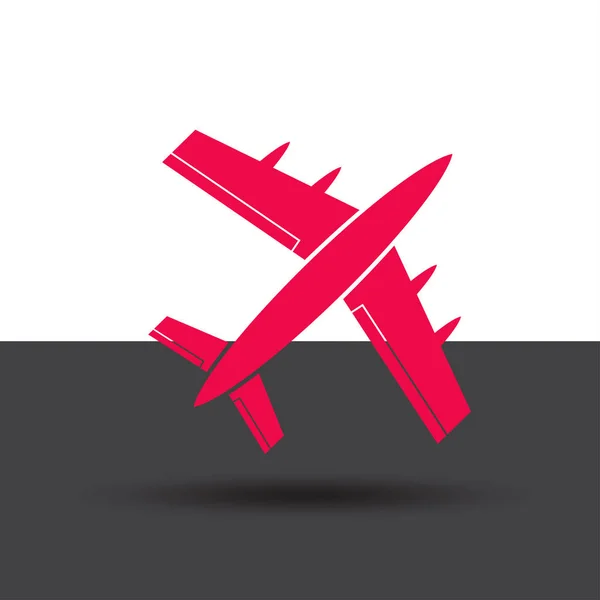 Εικονίδιο web διάνυσμα αεροπλάνο — Διανυσματικό Αρχείο