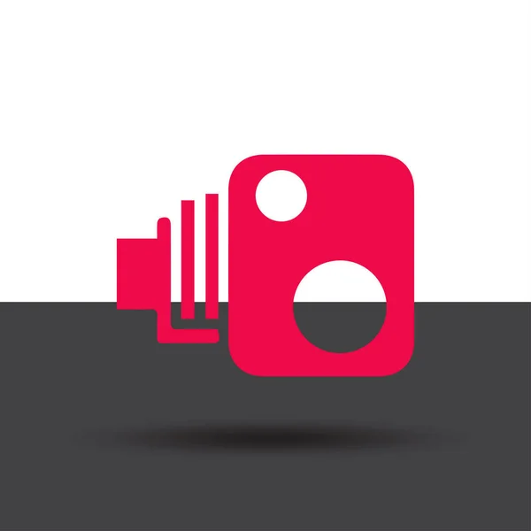 Video camera vector icon — Stock Vector