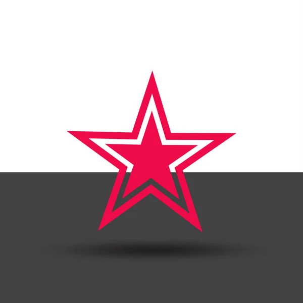 Estrella aislada plana Web Mobile Icon — Vector de stock