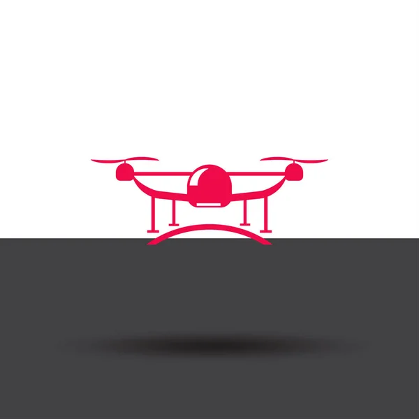 Foto und Video Drohnen Icon Vektor — Stockvektor