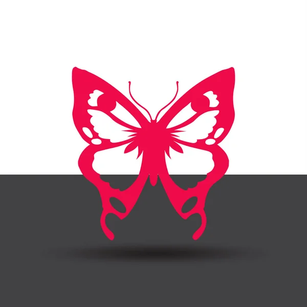 Koncepcja projekt graficzny logo motyl. — Wektor stockowy