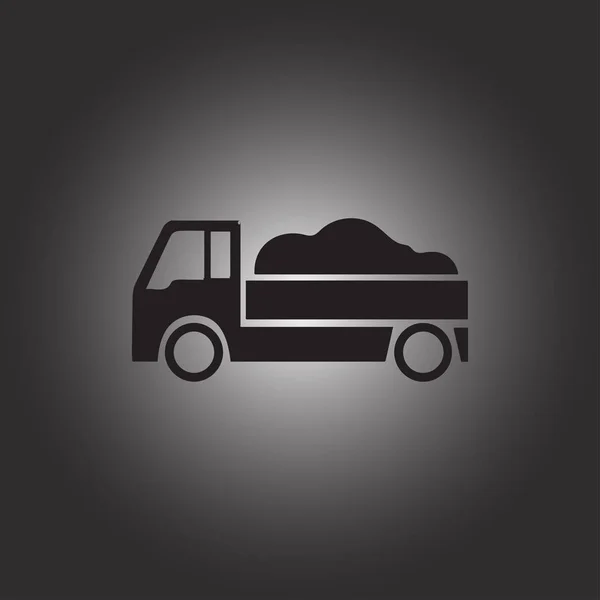 Icona web del vettore del camion — Vettoriale Stock
