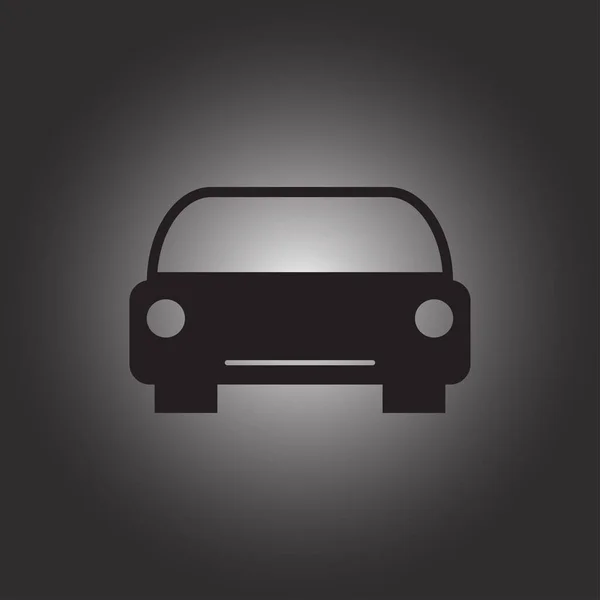 Vector coche plano icono — Vector de stock