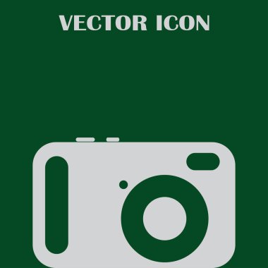 Fotoğraf kamerası vektör simgesi