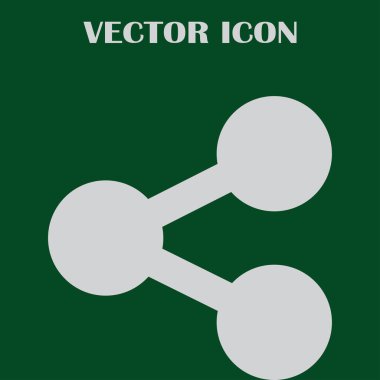 Atom vektör web simgesi