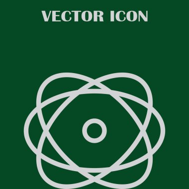 Atom vektör web simgesi