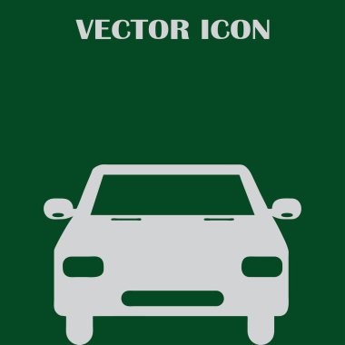 Araba simge vektör. Vektör çizim.