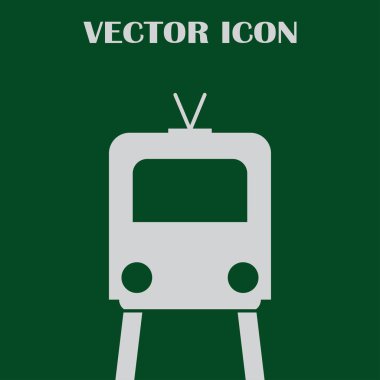 Buharlı lokomotif. Eski demiryolu web simgesi