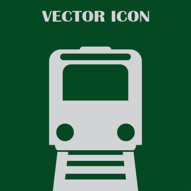 Buharlı lokomotif. Eski demiryolu web simgesi