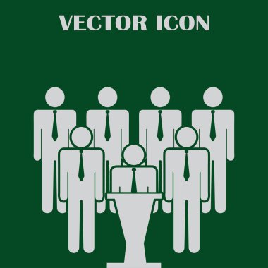 Grup insanlar vektör simgesi