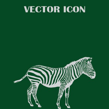 Zebra vektör web simgesi