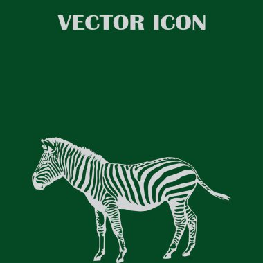 Zebra vektör web simgesi