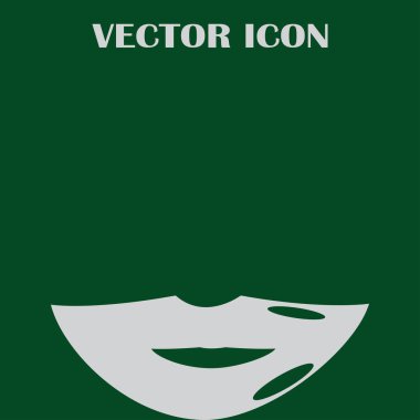 Dudak simgesi web tasarım