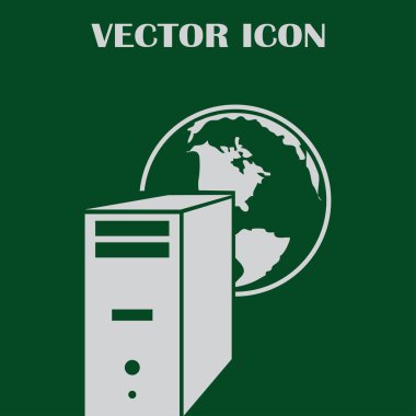 Bilgisayar simge vektör stil