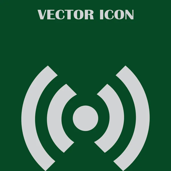 Wifi-Icon-Vektor, drahtloses Internet-Zeichen, flacher Stil für Grafik- und Webdesign — Stockvektor