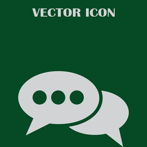 Chat nube icono web — Vector de stock