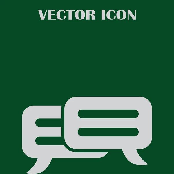 Chat nube icono web — Vector de stock