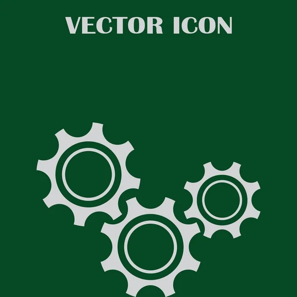 Gear ikon med vintage baggrund vektor kunst – Stock-vektor