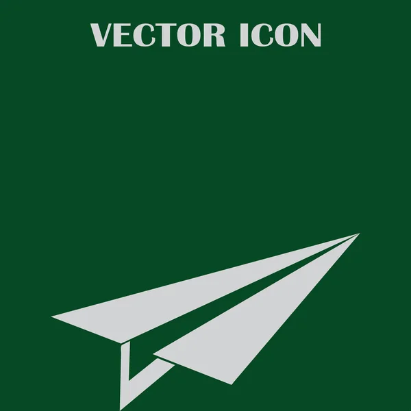 Vector de icono de avión, ilustración de logotipo sólido, pictograma — Vector de stock