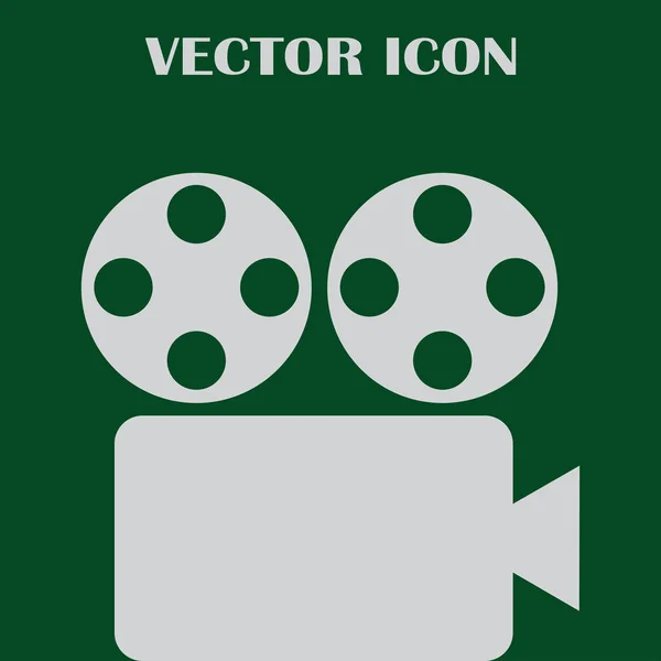 Videokamera-Vektorsymbol — Stockvektor