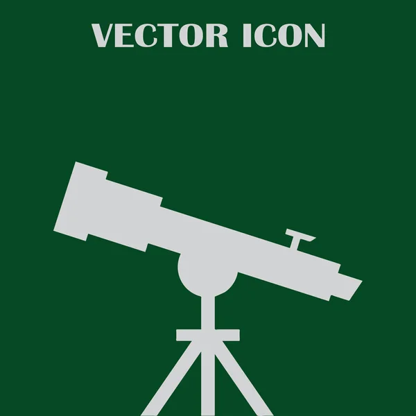 Telescoop web vector pictogram — Stockvector