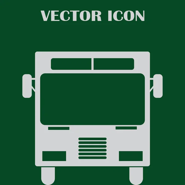 Vektorové ikony autobus, solidní logo ilustrace, piktogram — Stockový vektor