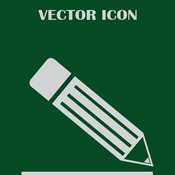 Ikon pensil, ilustrasi vektor - Stok Vektor
